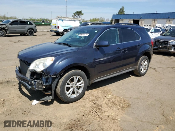 2017 Chevrolet Equinox LT with VIN 2GNFLFEK3H6292171, listed as a Copart auction lot 55240815 with 108,194 mi miles and Clean Title. Bid and sale history available at carsss.com. Image 1.