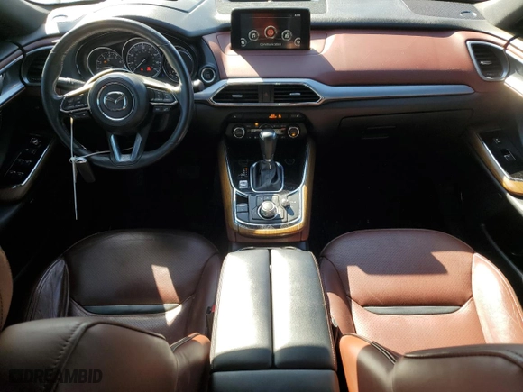 2017 Mazda CX-9 Signature with VIN JM3TCBEYXH0129753, listed as a Copart auction lot 46061015 with 80,640 mi miles and Salvage Title. Bid and sale history available at carsss.com. Image 8.
