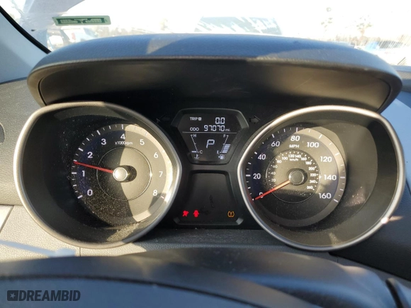 2013 Hyundai Elantra Limited with VIN 5NPDH4AE5DH232677, listed as a Copart auction lot 44137355 with 97,070 mi miles and Salvage Title. Bid and sale history available at carsss.com. Image 9.