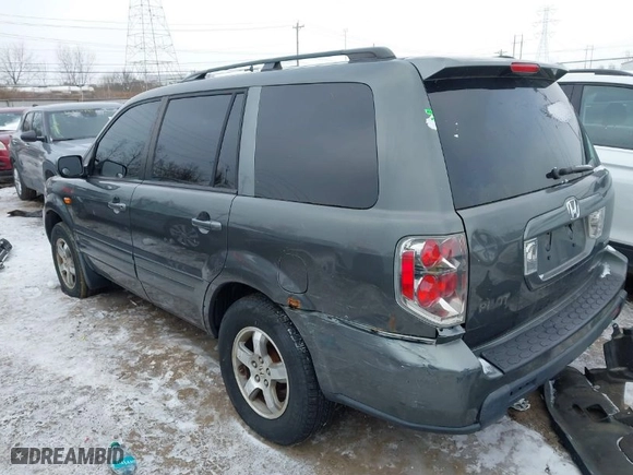 2007 Honda Pilot EX with VIN 2HKYF18427H513083, listed as a IAAI auction lot 41376346 with 301,841 mi miles. Bid and sale history available at carsss.com. Image 3.