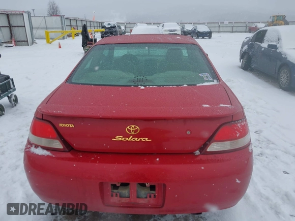 2000 Toyota Solara SE with VIN 2T1CG22P1YC340046, listed as a IAAI auction lot 41573486 with 259,021 mi miles. Bid and sale history available at carsss.com. Image 15.