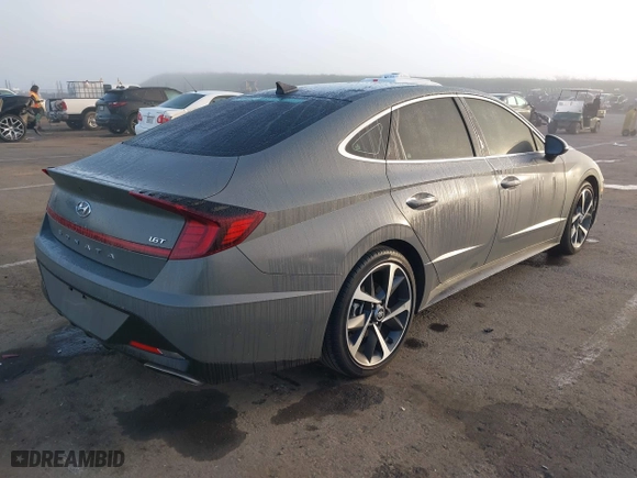 2023 Hyundai Sonata SEL Plus with VIN KMHL44J27PA289158, listed as a IAAI auction lot 41637385 with 25,951 mi miles. Bid and sale history available at carsss.com. Image 4.
