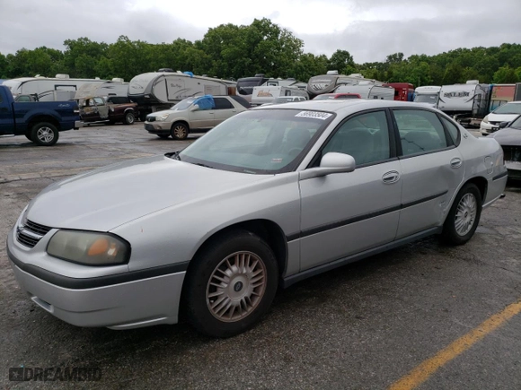 2002 Chevrolet Impala with VIN 2G1WF55K729114823, listed as a Copart auction lot 56903504 with 160,413 mi miles and Salvage Title. Bid and sale history available at carsss.com. Image 1.