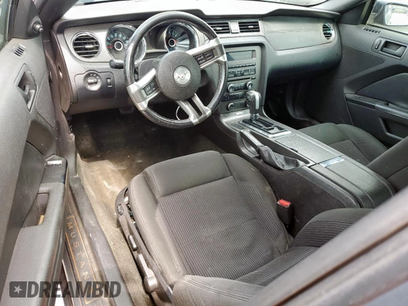 2014 Ford Mustang V6 with VIN 1ZVBP8AM7E5273383, listed as a Copart auction lot 58602265 with 154,480 mi miles and Salvage title. Bid and sale history available at DreamBid. Image 8.