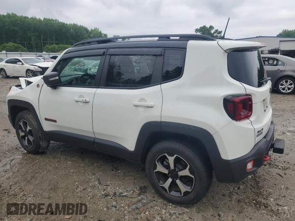 2021 Jeep Renegade Trailhawk с VIN ZACNJDC11MPM42734, выставлен на аукционе Copart как лот 55998325 с пробегом 29 070 миль миль и Списание • Salvage title. История ставок и продаж доступна на DreamBid. Изображение 2.