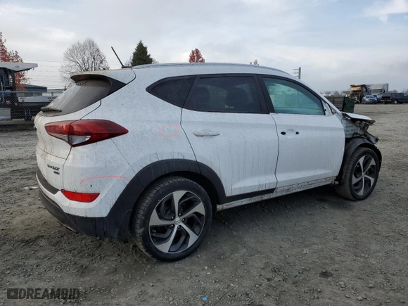 2016 Hyundai Tucson Limited with VIN KM8J3CA28GU253093, listed as a Copart auction lot 82711644 with 74,640 mi miles and Salvage Title. Bid and sale history available at carsss.com. Image 3.