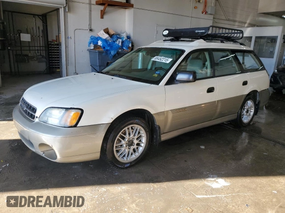 2002 Subaru Legacy Outback with VIN 4S3BH665227639580, listed as a Copart auction lot 88452215 with 233,088 mi miles and Salvage title. Bid and sale history available at DreamBid. Image 1.