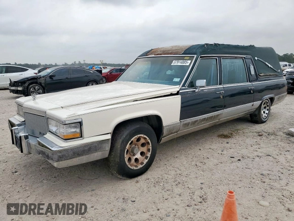 1990 Cadillac Brougham z VIN 1G6DW5473LR712137, wystawiony jako Copart lot #57914885 z przebiegiem Nie podano mil oraz Tytuł czysty. Historia ofert i sprzedaży dostępna na DreamBid. Obrazek 1.