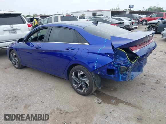 2024 Hyundai Elantra SEL with VIN KMHLS4DGXRU820304, listed as a IAAI auction lot 41895332 with 5,414 mi miles and . Bid and sale history available at DreamBid. Image 3.