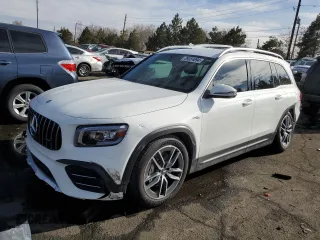 2021 Mercedes-Benz GLB with VIN W1N4M5BB0MW082132, listed as a Copart auction lot 39354894 with 24,421 mi miles. Bid and sale history available at carsss.com. Image 1.