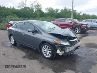 2012 Honda Civic EX-L with VIN 2HGFB2F95CH547157, listed as a IAAI auction lot 42086513 with 143,921 mi miles and . Bid and sale history available at DreamBid. Image 1.