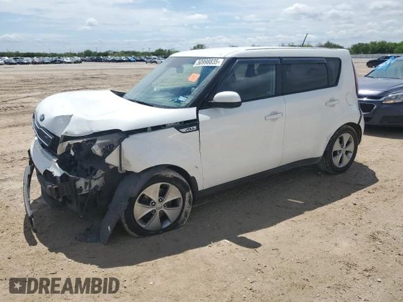 2015 Kia Soul with VIN KNDJN2A25F7224561, listed as a Copart auction lot 50998835 with 142,265 mi miles and Salvage Title. Bid and sale history available at carsss.com. Image 1.