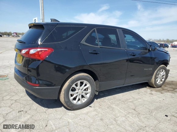 2021 Chevrolet Equinox LS with VIN 2GNAXHEV4M6124408, listed as a Copart auction lot 51142265 with 70,826 mi miles and Salvage Title. Bid and sale history available at carsss.com. Image 3.