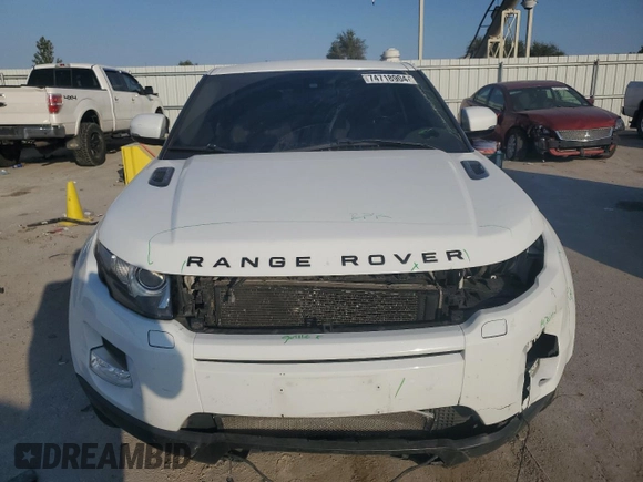 2012 Land Rover Range Rover Evoque Pure Premium with VIN SALVR1BG9CH621232, listed as a Copart auction lot 74718904 with 119,832 mi miles and Salvage Title. Bid and sale history available at carsss.com. Image 5.