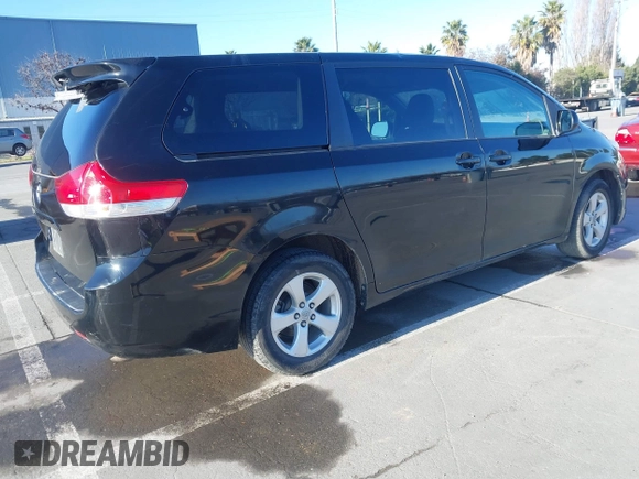 2012 Toyota Sienna with VIN 5TDKA3DC4CS013590, listed as a IAAI auction lot 41423163 with 109,845 mi miles and . Bid and sale history available at DreamBid. Image 4.