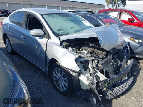2019 Nissan Sentra SV with VIN 3N1AB7AP2KL605312, listed as a IAAI auction lot 41655360 with Not Provided miles and . Bid and sale history available at DreamBid. Image 1.