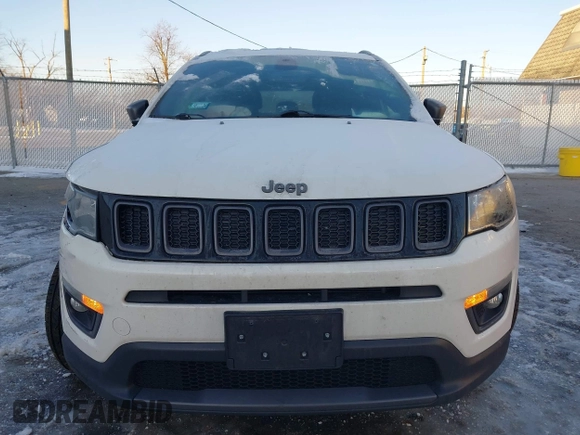 2021 Jeep Compass 80th Anniversary with VIN 3C4NJCEB4MT518183, listed as a IAAI auction lot 41355415 with 45,445 mi miles and . Bid and sale history available at carsss.com. Image 12.