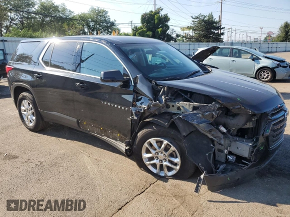 2020 Chevrolet Traverse LS z VIN 1GNERFKW1LJ131086, wystawiony jako Copart lot #64578495 z przebiegiem 114 958 mil mil oraz Szkoda całkowita • Salvage title. Historia ofert i sprzedaży dostępna na DreamBid. Obrazek 4.