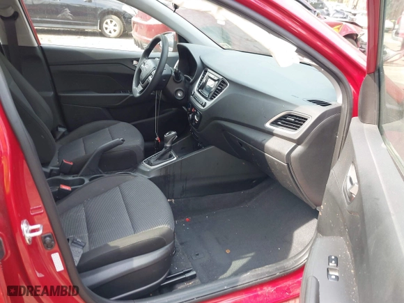 2022 Hyundai Accent SE with VIN 3KPC24A60NE166552, listed as a IAAI auction lot 41680536 with 29,658 mi miles. Bid and sale history available at carsss.com. Image 5.