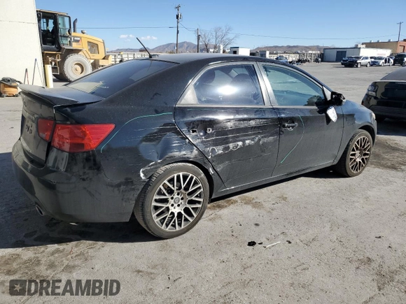 2012 Kia Forte SX with VIN KNAFW4A33C5595200, listed as a Copart auction lot 43067825 with 147,022 mi miles and Salvage Title. Bid and sale history available at carsss.com. Image 3.