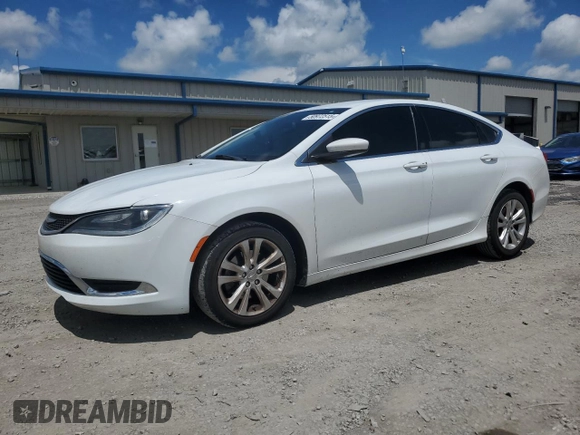 2015 Chrysler 200 Limited with VIN 1C3CCCAB4FN630478, listed as a Copart auction lot 50972515 with 96,311 mi miles and Salvage title. Bid and sale history available at DreamBid. Image 1.