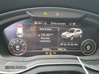 2019 Audi Q5 Prestige with VIN WA1CNAFY6K2097305, listed as a Copart auction lot 42100015 with 56,562 mi miles and Salvage Title. Bid and sale history available at carsss.com. Image 9.