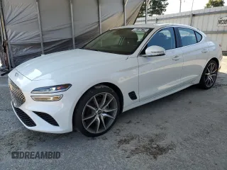 2023 Genesis G70 2.0T with VIN KMTG34TA0PU131807, listed as a Copart auction lot 66194774 with 12,185 mi miles and Salvage Title. Bid and sale history available at DreamBid. Image 1.