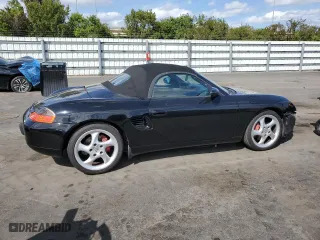 2001 Porsche Boxster S with VIN WP0CB29851U664784, listed as a Copart auction lot 46404485 with 117,816 mi miles and Salvage Title. Bid and sale history available at carsss.com. Image 3.