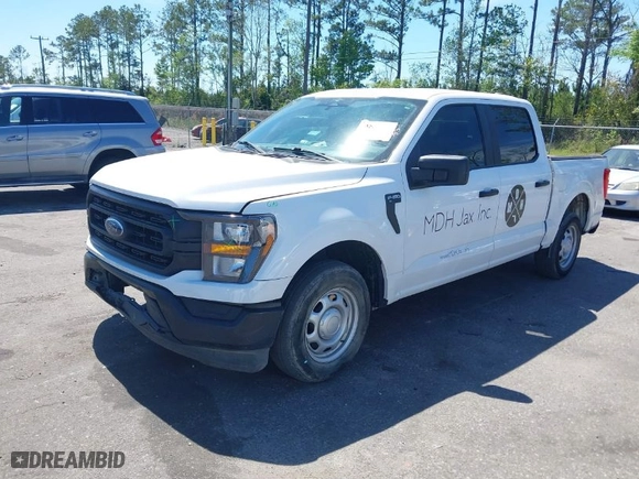 2023 Ford F-150 XL with VIN 1FTEW1CB7PKD66088, listed as a IAAI auction lot 41886840 with 78,758 mi miles. Bid and sale history available at carsss.com. Image 2.
