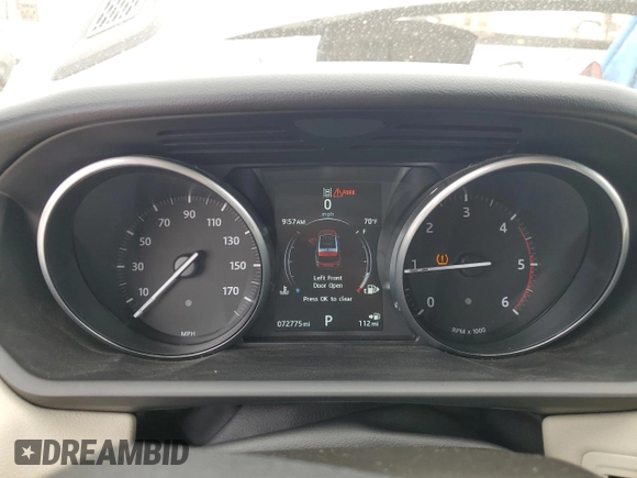 2017 Land Rover Range Rover Sport HSE z VIN SALWR2FK0HA694529, wystawiony jako Copart lot #56167675 z przebiegiem 72 775 mil mil oraz Szkoda całkowita • Salvage title. Historia ofert i sprzedaży dostępna na DreamBid. Obrazek 9.