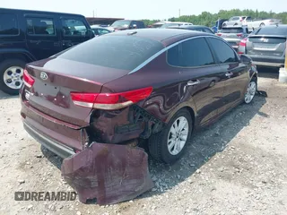 2016 Kia Optima LX with VIN 5XXGT4L36GG115293, listed as a IAAI auction lot 42383832 with 189,402 mi miles and . Bid and sale history available at DreamBid. Image 4.