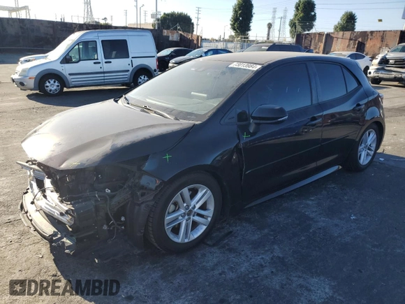 2021 Toyota Corolla Hatchback SE with VIN JTNB4MBE1M3106051, listed as a Copart auction lot 73013984 with 54,630 mi miles and Salvage Title. Bid and sale history available at carsss.com. Image 1.