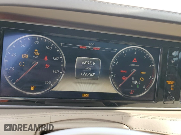 2014 Mercedes-Benz S-Class S 550 with VIN WDDUG8FB5EA050310, listed as a Copart auction lot 47275275 with 126,783 mi miles and Clean Title. Bid and sale history available at carsss.com. Image 9.