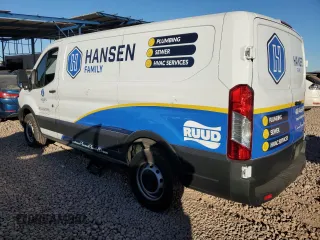 2023 Ford Transit Cargo with VIN 1FTBR1Y8XPKA34637, listed as a Copart auction lot 88069655 with 58,506 mi miles and Salvage Title. Bid and sale history available at DreamBid. Image 2.