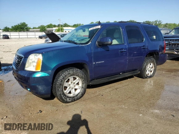 2007 GMC Yukon SLT with VIN 1GKFK13047J248315, listed as a Copart auction lot 57885854 with 258,409 mi miles and Non Repairable. Bid and sale history available at carsss.com. Image 1.