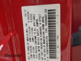 2017 Acura TLX w/Technology Pkg with VIN 19UUB1F56HA000760, listed as a Copart auction lot 46401405 with 62,763 mi miles and Salvage Title. Bid and sale history available at carsss.com. Image 12.