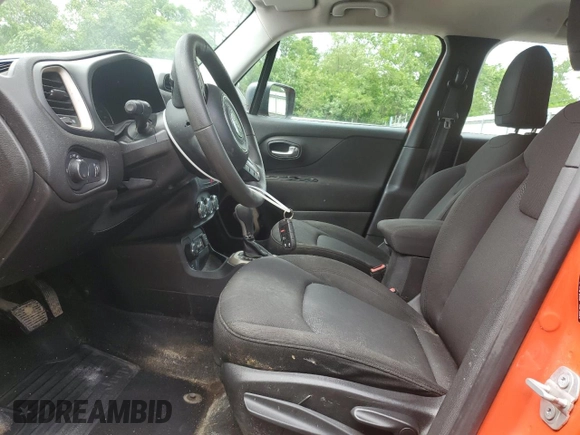 2017 Jeep Renegade Sport with VIN ZACCJBAB4HPE54733, listed as a Copart auction lot 61363555 with 199,315 mi miles and Salvage title. Bid and sale history available at DreamBid. Image 7.
