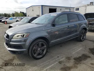 2014 Audi Q7 3.0T S line Prestige with VIN WA1DGAFE7ED010492, listed as a Copart auction lot 53492105 with 144,974 mi miles and Salvage Title. Bid and sale history available at carsss.com. Image 1.
