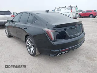 2020 Cadillac CT5 V-Series with VIN 1G6DR5RW9L0145203, listed as a IAAI auction lot 42275331 with 38,027 mi miles and . Bid and sale history available at DreamBid. Image 3.