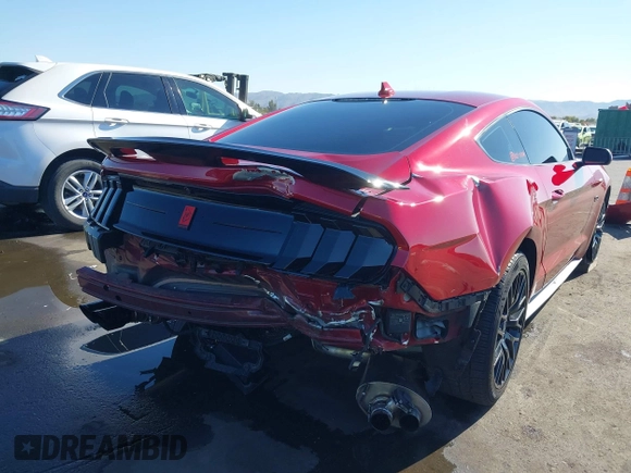 2021 Ford Mustang GT with VIN 1FA6P8CF3M5103948, listed as a IAAI auction lot 41371529 with 67,182 mi miles. Bid and sale history available at carsss.com. Image 6.