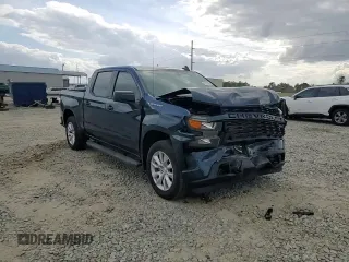 2020 Chevrolet Silverado 1500 Custom with VIN 3GCPWBEF9LG202504, listed as a Copart auction lot 47839525 with 14,233 mi miles and Non Repairable. Bid and sale history available at carsss.com. Image 10.