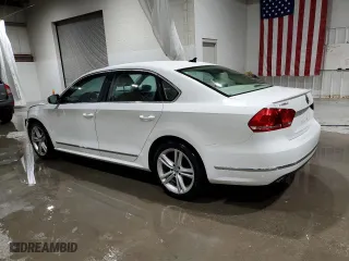 2014 Volkswagen Passat TDI SEL Premium with VIN 1VWCN7A34EC070183, listed as a Copart auction lot 46338665 with 121,337 mi miles and Salvage Title. Bid and sale history available at carsss.com. Image 2.