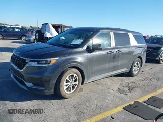 2023 Kia Carnival LX with VIN KNDNB4H3XP6226740, listed as a IAAI auction lot 41425416 with 28,846 mi miles. Bid and sale history available at carsss.com. Image 2.