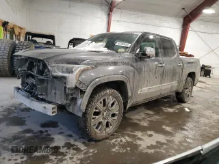 2023 Toyota Tundra Capstone Hybrid with VIN 5TFVC5DB6PX033074, listed as a Copart auction lot 45290455 with 21,430 mi miles and Salvage title. Bid and sale history available at DreamBid. Image 1.