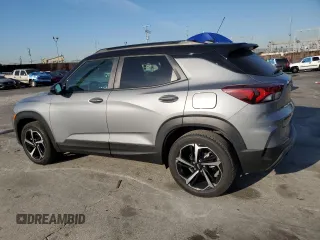 2023 Chevrolet TrailBlazer RS with VIN KL79MTSLXPB113843, listed as a Copart auction lot 49400855 with 27,595 mi miles and Salvage Title. Bid and sale history available at DreamBid. Image 2.