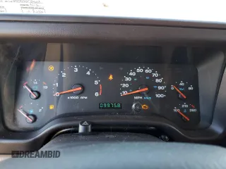 2002 Jeep Wrangler Sahara with VIN 1J4FA59S22P704603, listed as a Copart auction lot 77554334 with 99,758 mi miles and Salvage Title. Bid and sale history available at carsss.com. Image 9.