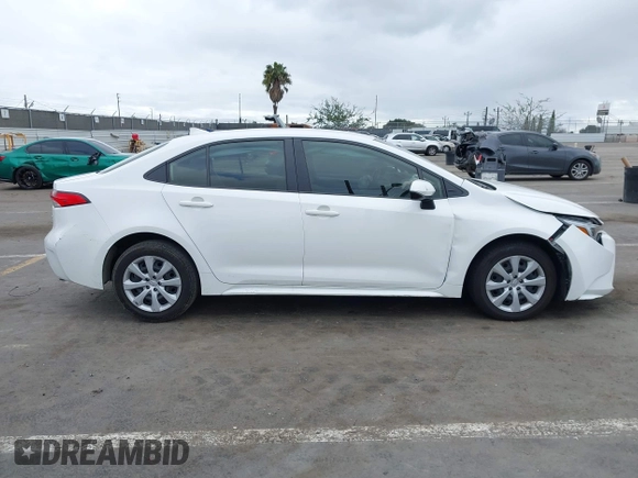 2023 Toyota Corolla Hybrid LE with VIN JTDBCMFE3PJ010097, listed as a IAAI auction lot 41786656 with 50,775 mi miles. Bid and sale history available at carsss.com. Image 13.