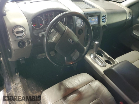 2006 Ford F-150 XLT with VIN 1FTPW14V56FB73947, listed as a Copart auction lot 48334275 with 147,256 mi miles and Salvage Title. Bid and sale history available at carsss.com. Image 8.