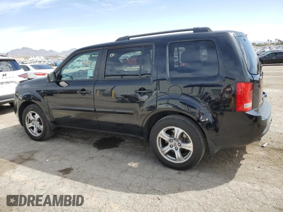 2013 Honda Pilot EX-L with VIN 5FNYF3H5XDB008066, listed as a Copart auction lot 50574625 with 100,422 mi miles and Salvage Title. Bid and sale history available at DreamBid. Image 2.