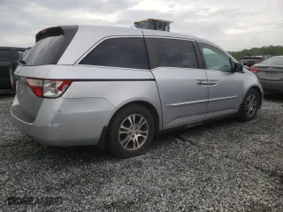2012 Honda Odyssey EX with VIN 5FNRL5H47CB143830, listed as a Copart auction lot 53812775 with 212,418 mi miles and Clean Title. Bid and sale history available at carsss.com. Image 3.